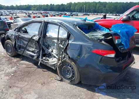 2020 Toyota Corolla Le z USA, uszkodzony, nr VIN JTDEPRAEXLJ115381